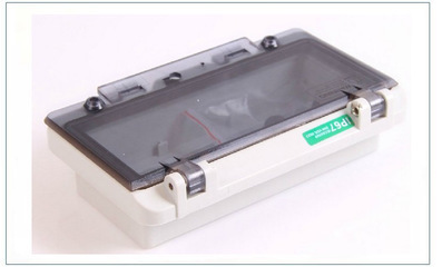 【高品质防水透视窗/M806-A(B)/透明防尘防水罩/6位透明窗/防腐蚀】价格,厂家,图片,仪表壳体,温州米博电气-