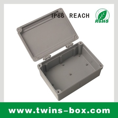 【铝压铸防水盒 铝防水盒外壳 金属接线盒 屏蔽盒220*155*95】价格,厂家,图片,仪表壳体,宁波双子壳体-