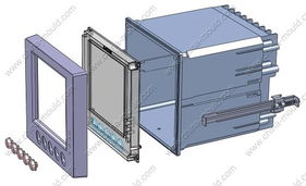 宁波三和壳体公司产品中心 96x96 96113柜装仪表壳，品质与实用的完美结合